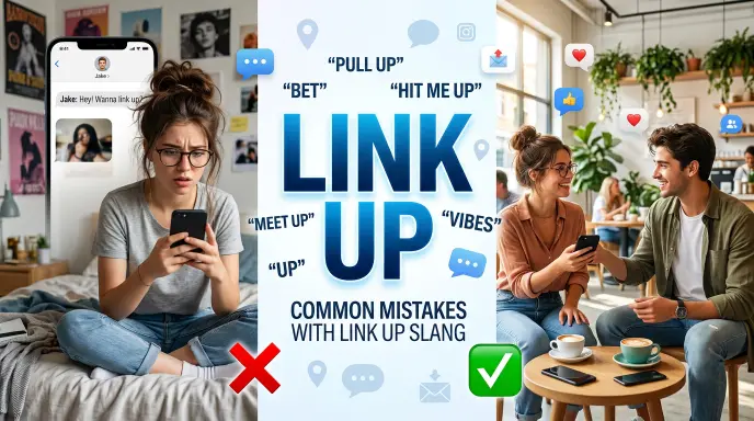 Common Mistakes link up slang