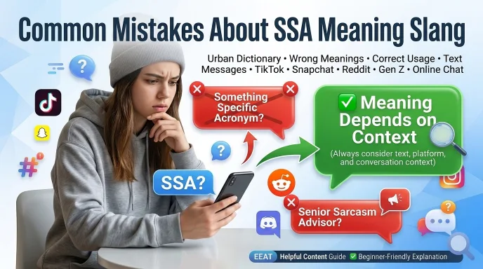 Common Mistakes Ssa meaning Slang Urban Dictionary