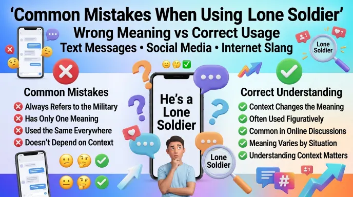 Common Mistakes When Using Lone Soldier
