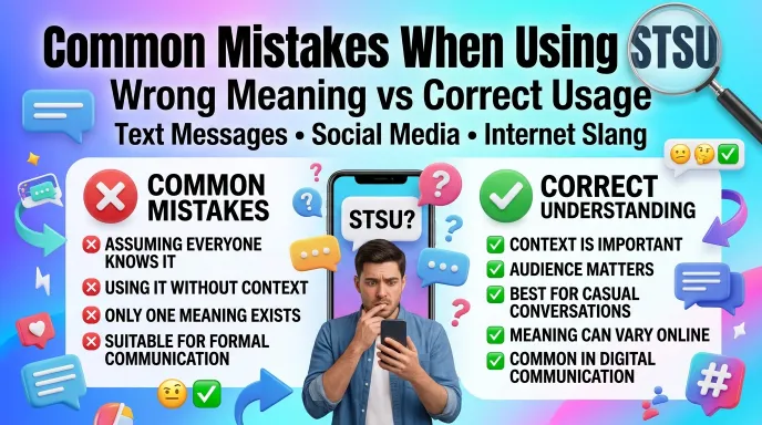 Common Mistakes When Using STSU