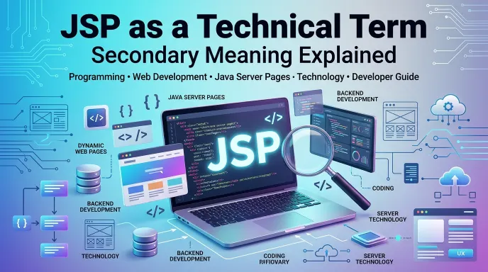JSP as a Technical Term (Secondary Meaning)