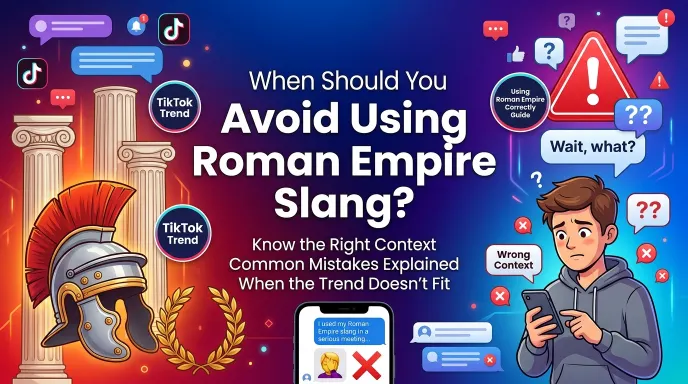 When Should You Avoid Using Roman Empire Slang