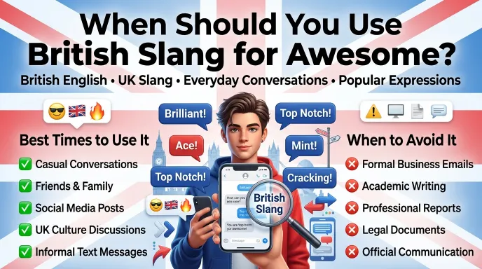 When Should You Use British Slang for Awesome?