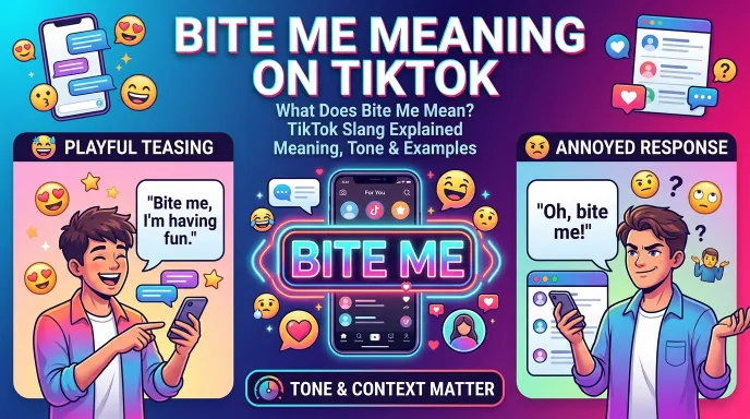 Bite Me Meaning on TikTok