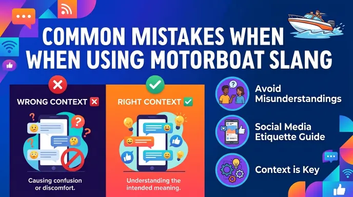 Common Mistakes When Using Motorboat Meaning Slang