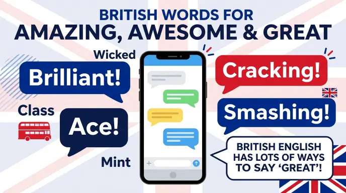 British Words for Amazing, Awesome, and Great