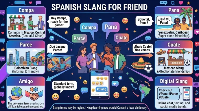 spanish slang for friend
