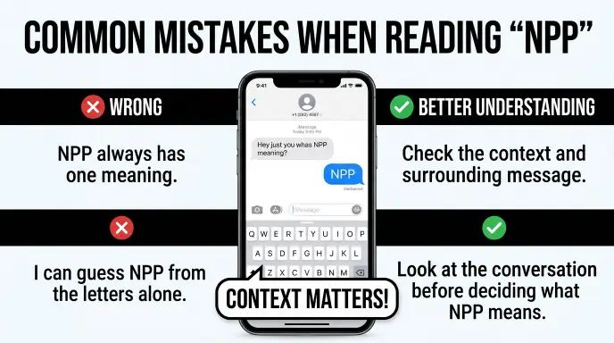 Common Mistakes When Reading NPP
