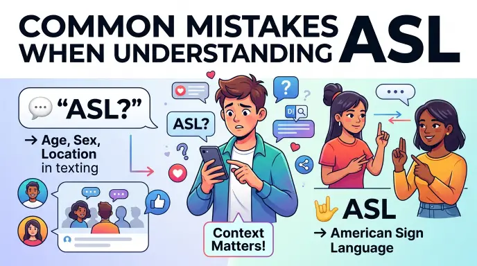 Common Mistakes When Understanding ASL