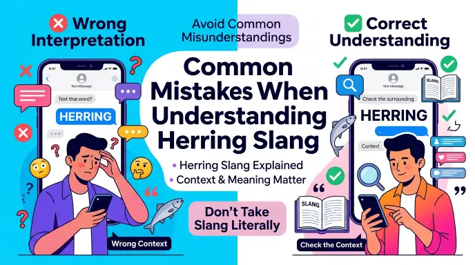 Common Mistakes When Understanding Herring Slang