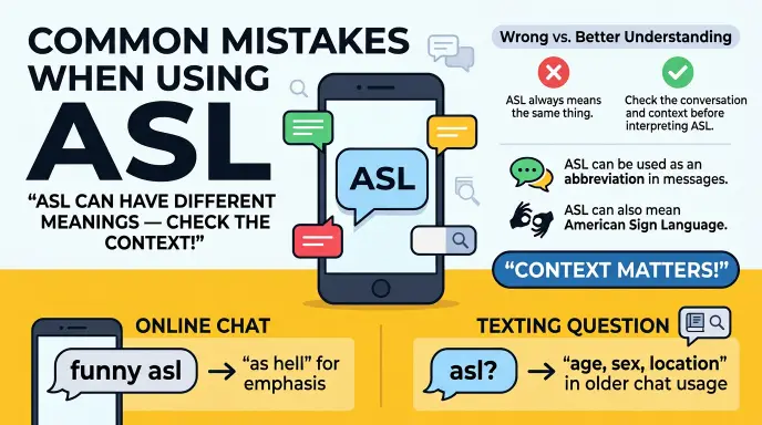 Common Mistakes When Using ASL