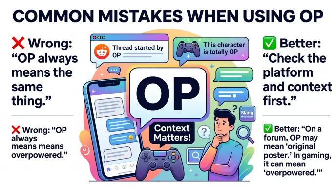 Common Mistakes When Using OP