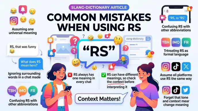 Common Mistakes When Using RS