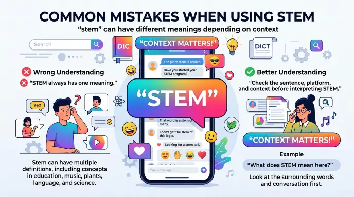 Common Mistakes When Using Stem
