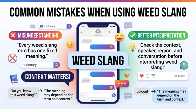 Common Mistakes When Using Weed Slang