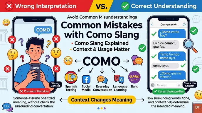 Common Mistakes With Como Slang