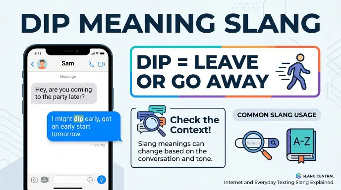 dip meaning slang