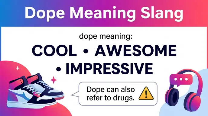 dope meaning slang