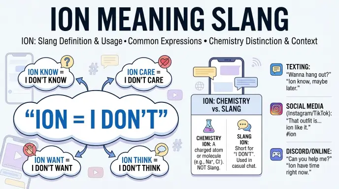 ion meaning slang