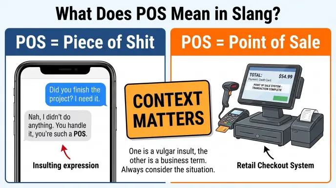 what does pos mean slang