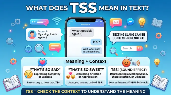 what does tss mean in text