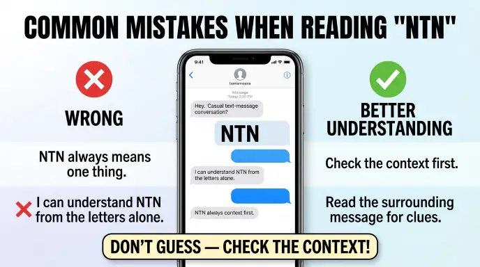 Common Mistakes When Reading NTN