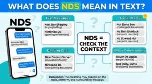 what does nds mean in text