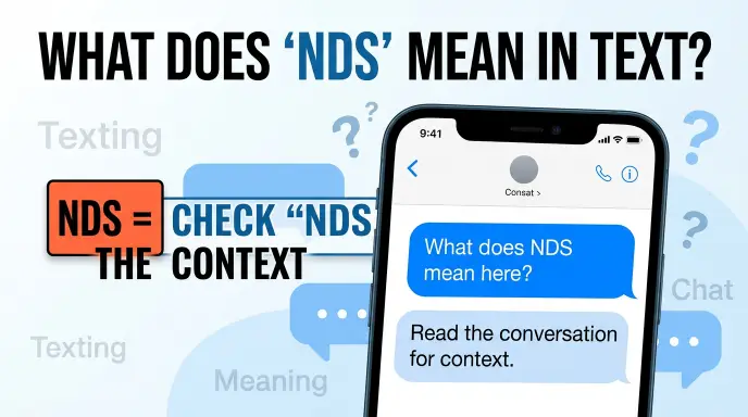 what does nds mean in text