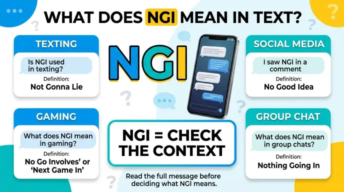 what does ngi mean in text