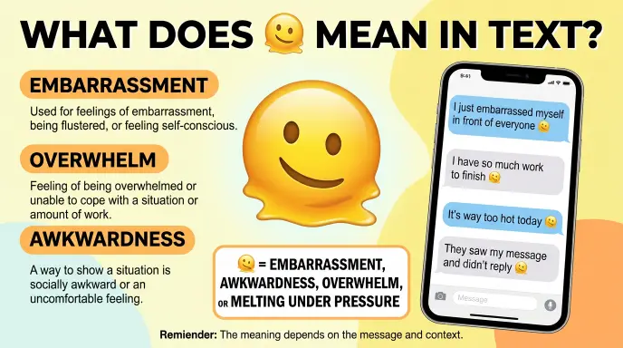 what does 🫠 mean in text